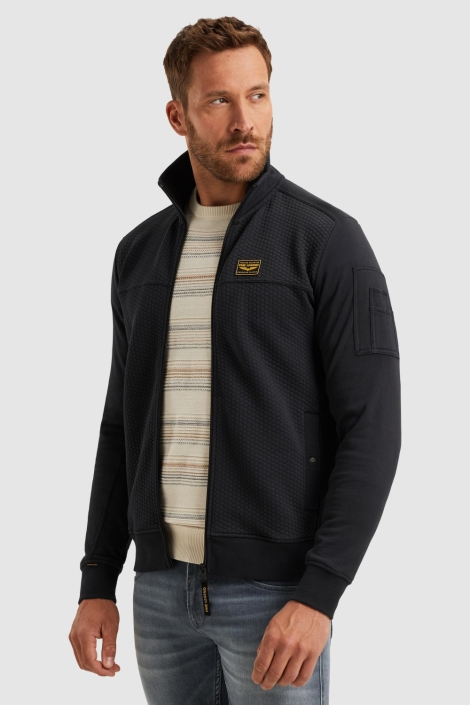 PME legend zip jacket jacquard interlock swea